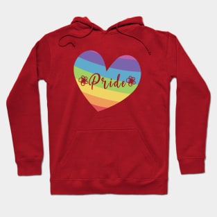 Rainbow Pride Heart Hoodie